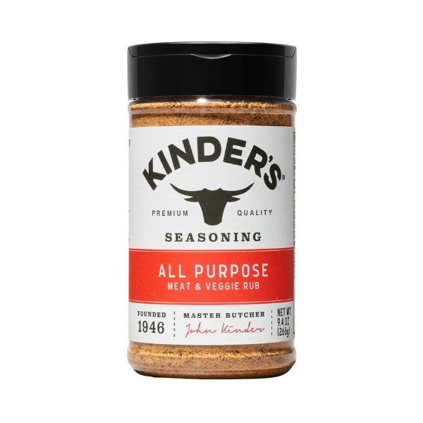 Kinder's Premium Quality Butcher's Burger Blend & All Purpose Meat & Veggie Rub - Flavorful Delight for Bold Juicy Burgers - BBQ Burger Kit Seasoning