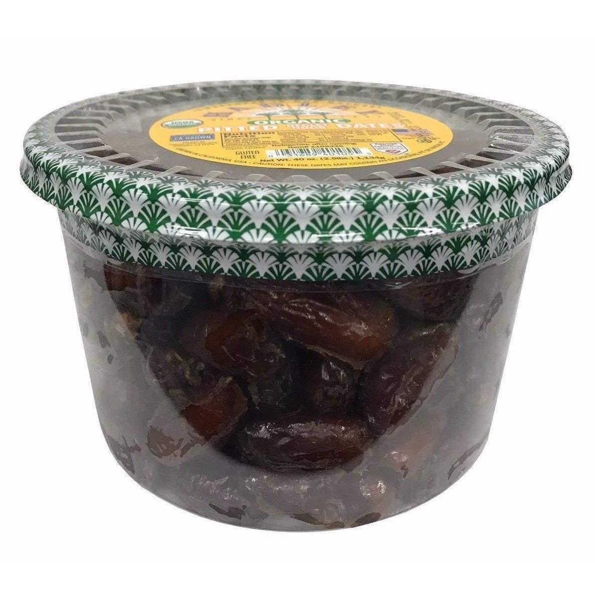 Hadley Organic Pitted Dates California Grown Deglet Noor 40 OZ