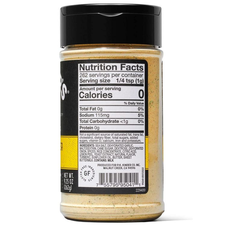 KINDER'S Lemon Butter and Garlic Seasoning
