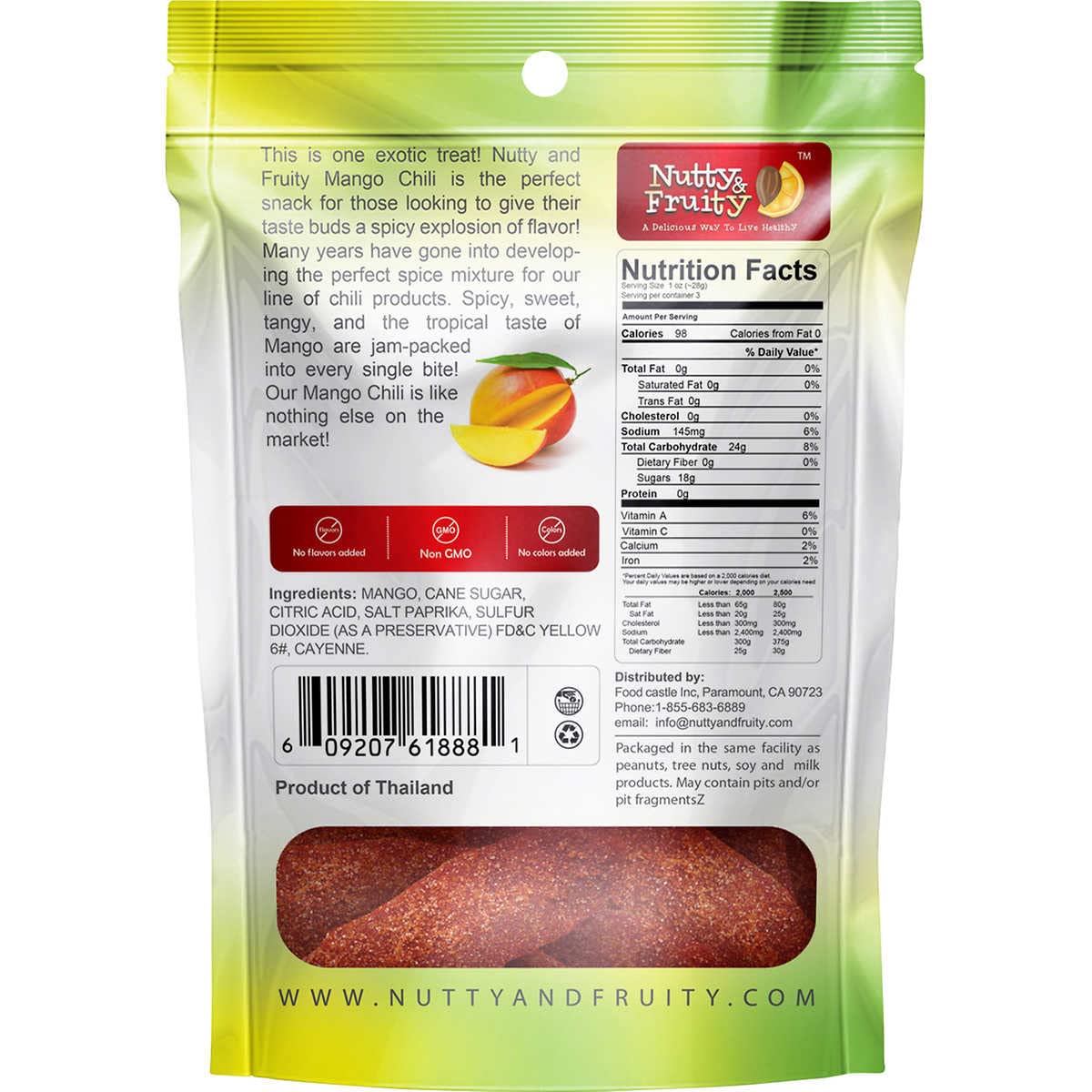 Nutty & Fruity Chili Mango, 30 Ounce