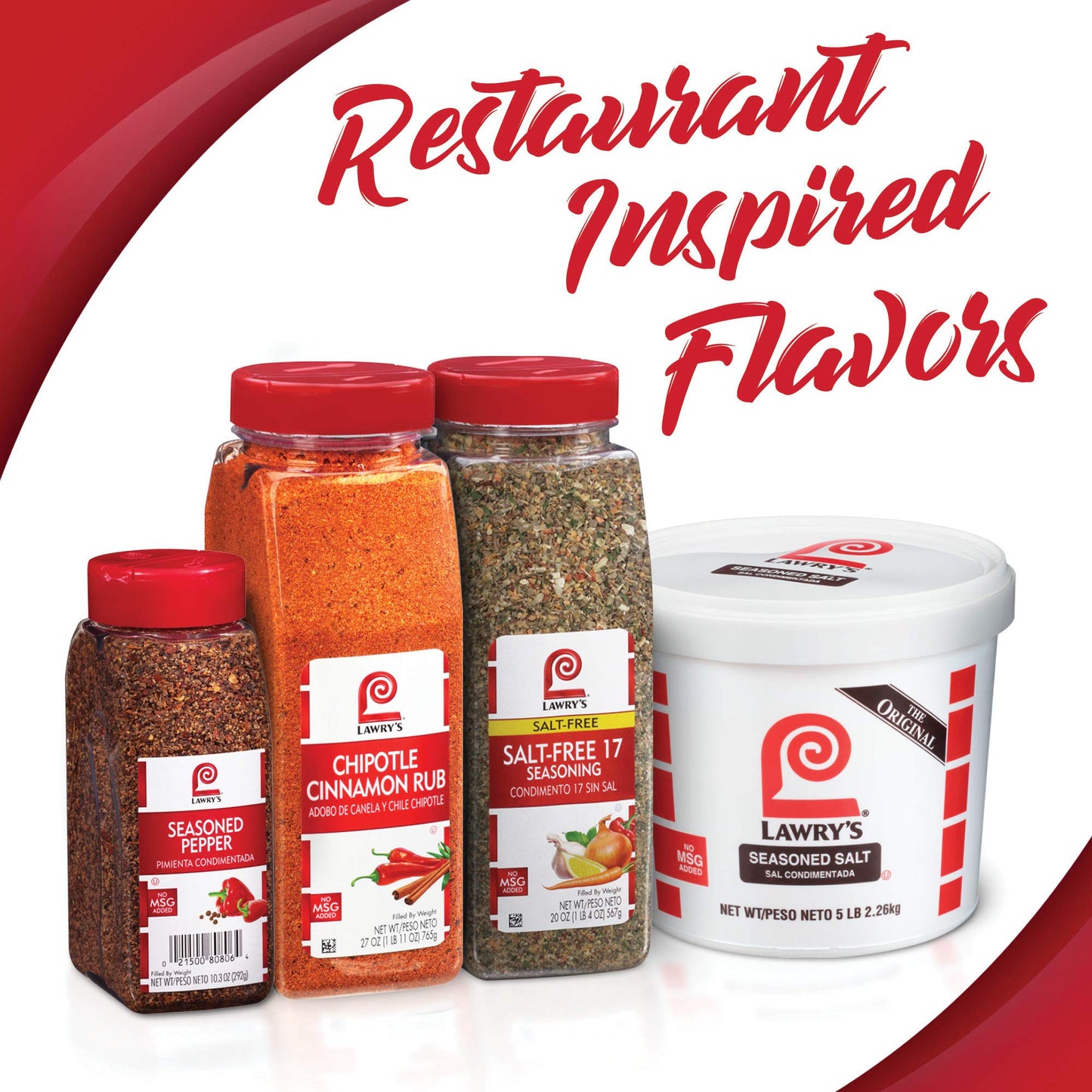 Lawry's Seasoned Salt, 40 oz - One 40 Ounce Container of All-Purpose Seasoned Salt Made with Perfect Blend of Paprika, Celery, Turmeric, Garlic, Salt and Other Spices