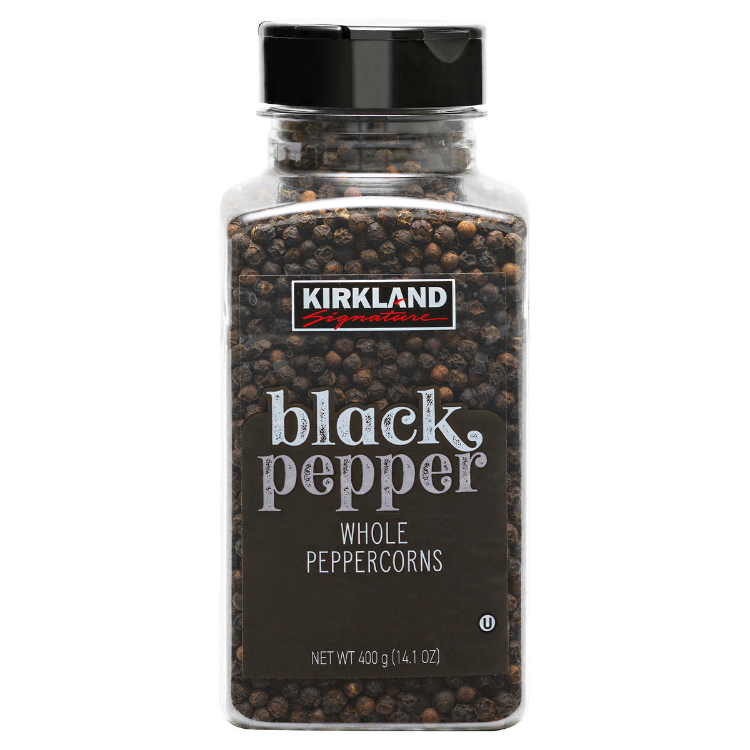 Kirkland Signature Whole Black Peppercorns, 14.1 oz