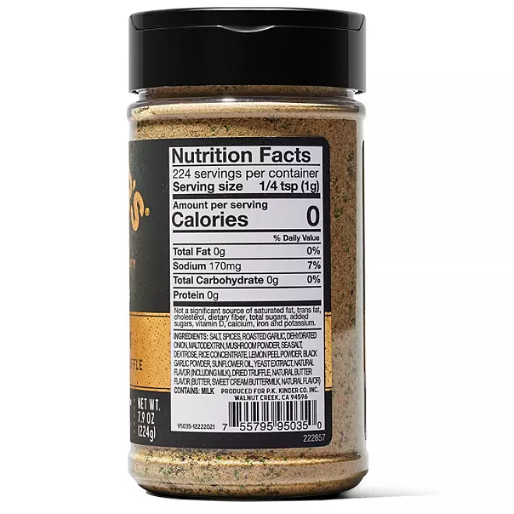 Kinder's Prime Steak with Black Garlic & Truffle Seasoning