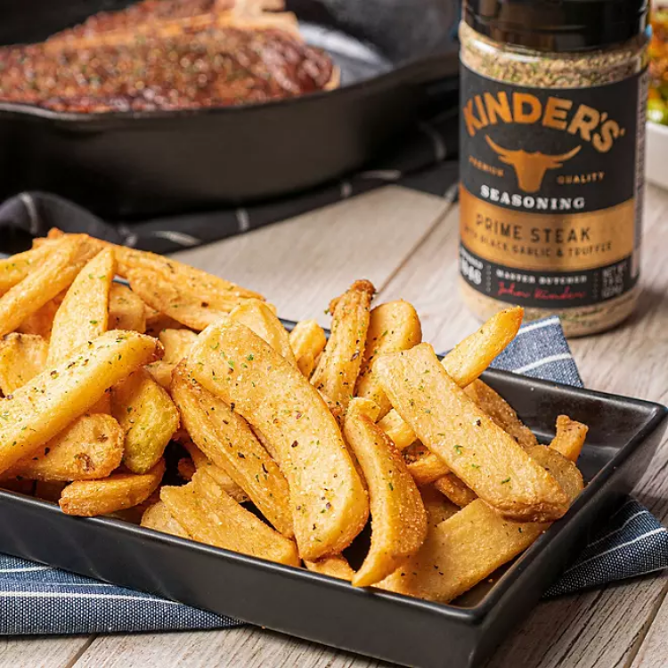 Kinder's Prime Steak with Black Garlic & Truffle Seasoning