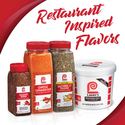 Lawry's Seasoned Salt, 40 oz - One 40 Ounce Container of All-Purpose Seasoned Salt Made with Perfect Blend of Paprika, Celery, Turmeric, Garlic, Salt and Other Spices