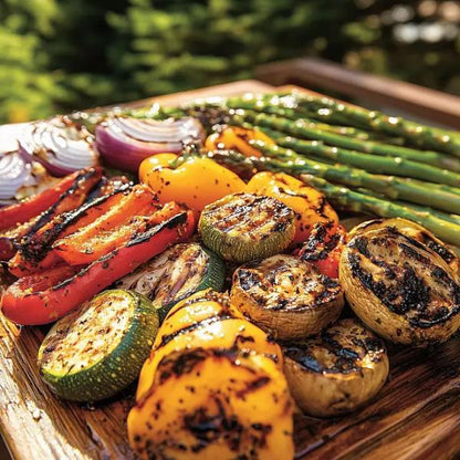 Kinder's Ultimate Veggie Trio - Grilled Veggie Magic Blend, Buttery Garlic & Herb Blend, Garlic Parmesan Rub - Plant-Based Seasoning Pack for Charred Corn, Zucchini, Oven-Roasted Mushrooms, and Brussels Sprouts