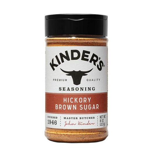 Kinder's Premium Quality Hickory Brown Sugar BBQ Rub - Master Butcher Seasoning Since 1946 - US Grown Ingredients - Sweet & Smoky Flavor